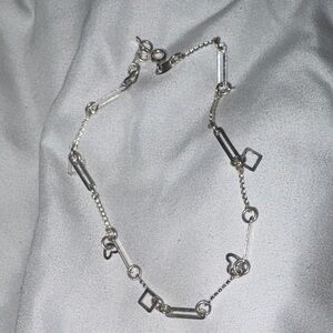 Elegant Silver Chain Bracelet or anklet